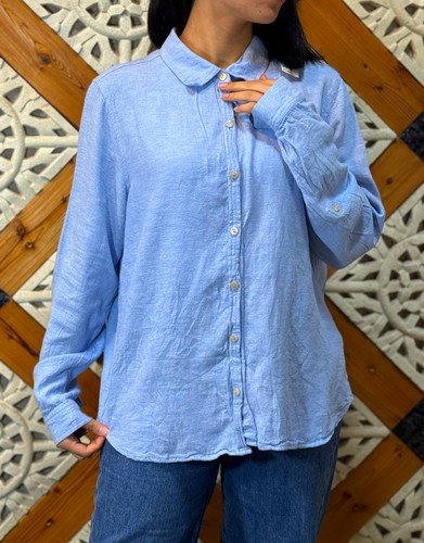 شومیز آسمونی باکسی