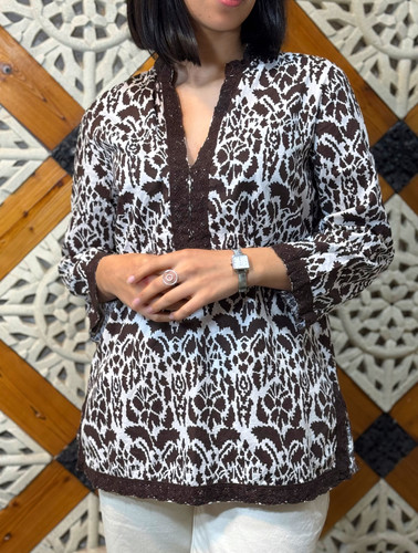 شومیز زنانه جلو بسته لینن