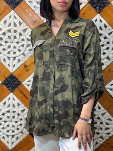 مانتو زنانه چیریکی لینن